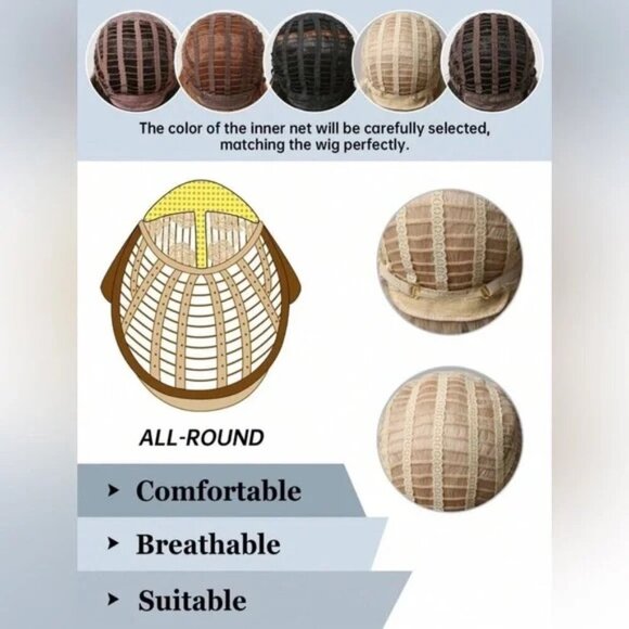 26 in  Orange  Wavy layered Wig - Picture 9 of 10